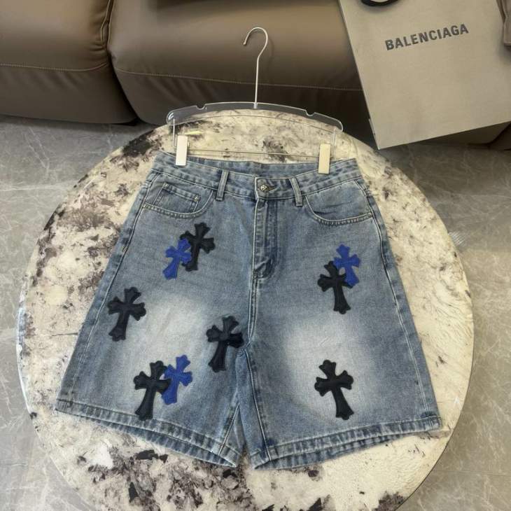 Picture of Chrome Hearts Jeans Short _SKUChromeHeartsM-3XLaztx768848